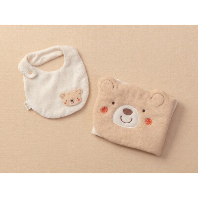 はらまき&スタイセット(くま)TAK092