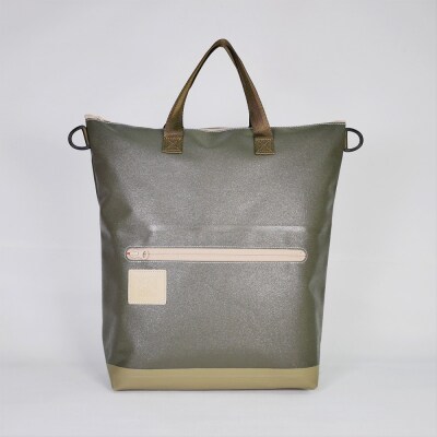 TENT BAG SARAH.01　防水バッグパック【カーキ】