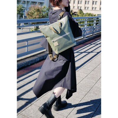 TENT BAG SARAH.01　防水バッグパック【カーキ】