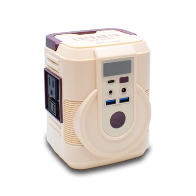 〈Solpa〉 ポータブル電源・ソーラーパネルセット(ベージュ)