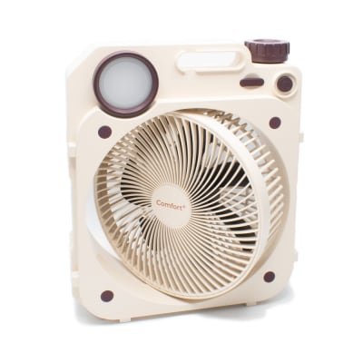 〈Comfort+〉充電式薄型送風扇(クリームベージュ)