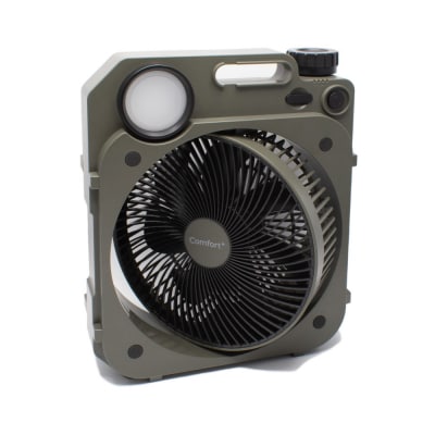 〈Comfort+〉充電式薄型送風扇(モスグリーン)