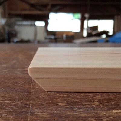 四万十ひのきのカッティングボード 【1枚板・まな板】26-032