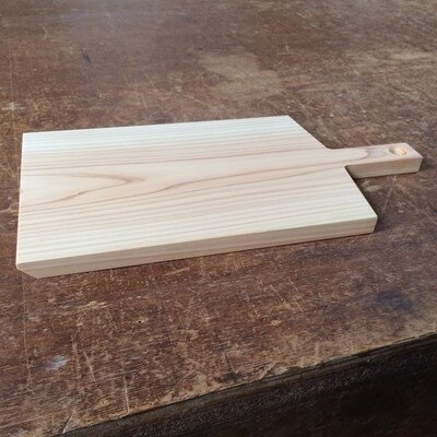 四万十ひのきのカッティングボード 【1枚板・まな板】26-032