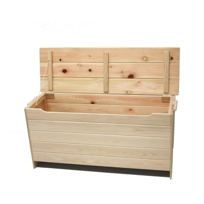 国産四万十ひのき使用【ヒノキの大きなベンチボックス】26-248