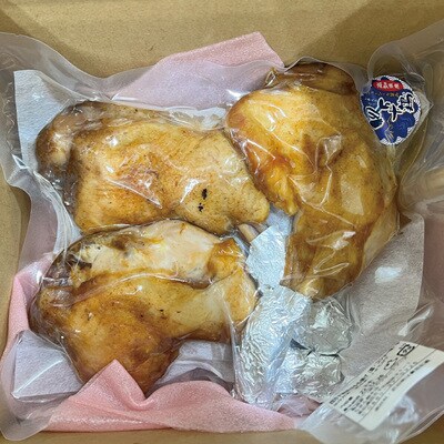 【ちきん館】四万十あし(塩・コショー味)中 3本セット R7