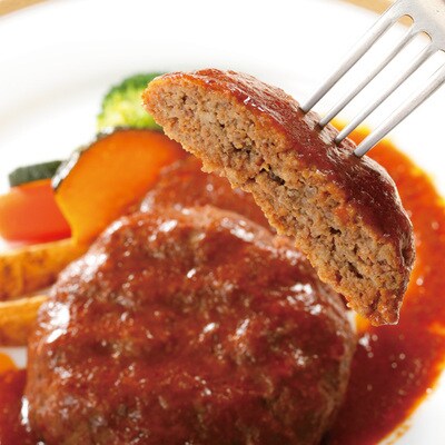 四万十牛100%使用ジューシーな煮込みハンバーグ5個 26-400