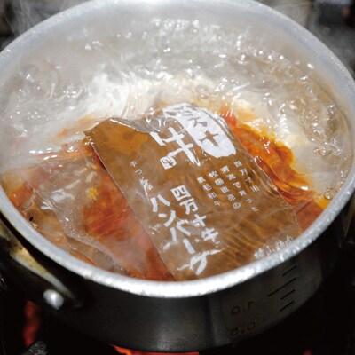 四万十牛100%使用ジューシーな煮込みハンバーグ5個 26-400