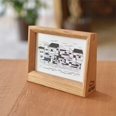 【A.W.L.M】大切な一枚を素敵に彩る写真立て<「木曽の風物詩」ポストカード3枚付き>