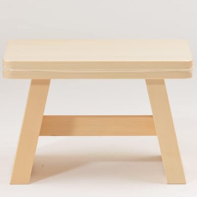 【池田木材】天然木曽ひのきの風呂椅子