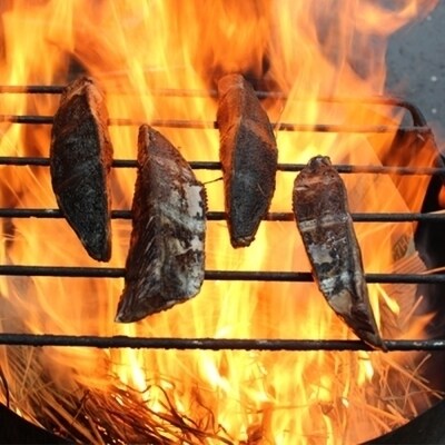 【5・7・9月の3回】老舗魚屋大将厳選 本格カツオ藁焼きタタキ『生』約400g約3～4人前 26