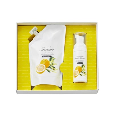 【ミアミモザ】【ギフト箱入】天然香料がふんわり広がる「ミアミモザ ハンドソープ&レフィル」26