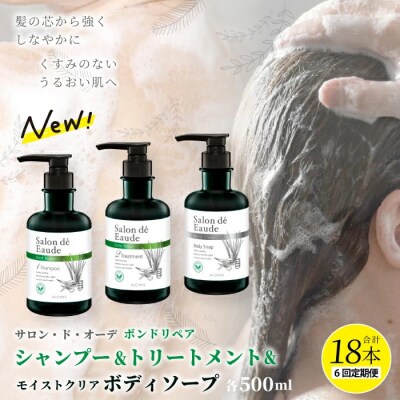 【6回定期便】サロン・ド・オーデ ボンドリペア シャンプー&トリートメント&ボディソープセット26