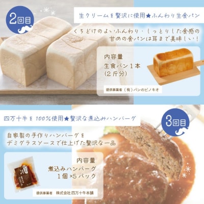 【5回定期便】男性一人暮らしさんのための定期便 26