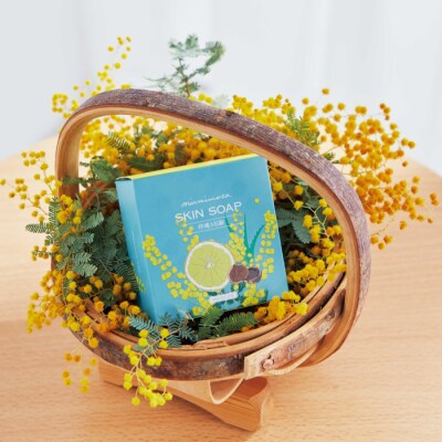 【ミモザの日 期間限定 ハンドクリーム 3g 付き】ミアミモザ スキンソープ