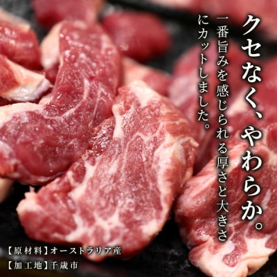 特撰 生ラム (冷凍)タレ付 400g<肉の山本>