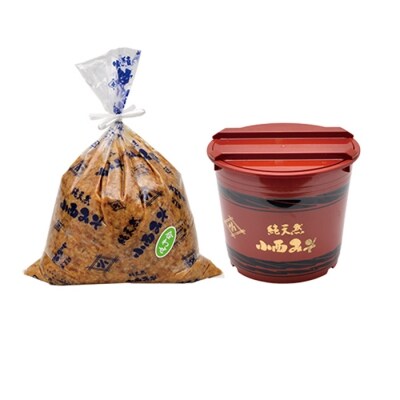 小西みそ 純天然 合わせみそ2kg(樽入)