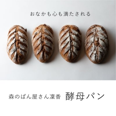 大きな 酵母パン 冷凍発送 凜香スペシャル 4個 【E-002】