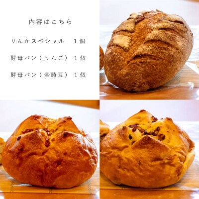 大きな 酵母パン 冷凍発送 森のぱんやさん凜香 【E-006】