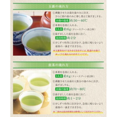 星乃煌(玉露・煎茶 各150g)