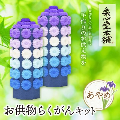 お供物らくがんキット・あやめ