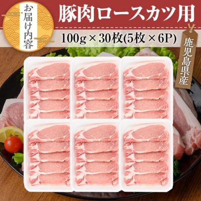 鹿児島県産豚肉ロースカツ30枚セット