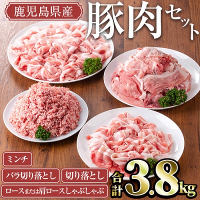 鹿児島県産豚肉3.8kgセット
