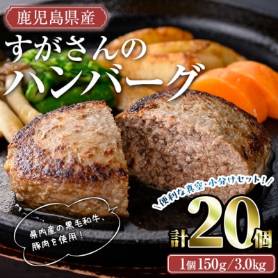 すがさんのハンバーグ(150g×20個)