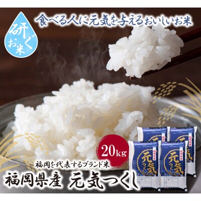 令和7年産 研ぐお米 元気つくし20kg