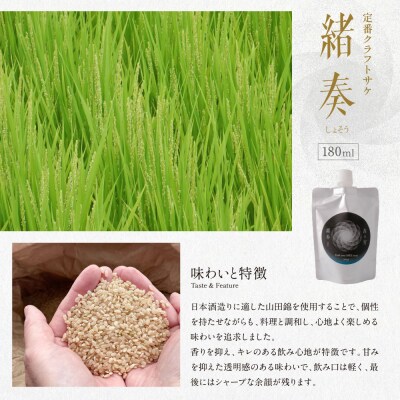 博多バラエティ― 干物詰合せ(5切)&クラフトサケ「緒奏」(180ml)セット