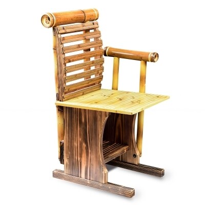 竹家具専門店【梅里竹芸】背伸ばし椅子[1940]