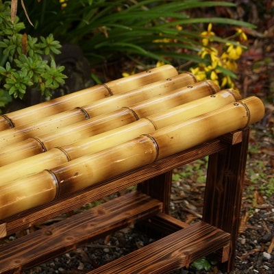 竹家具専門店【梅里竹芸】縁台[2476] 