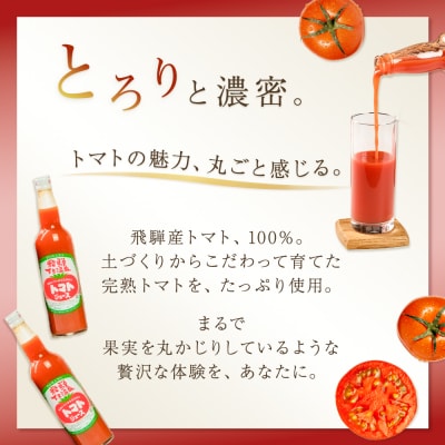 下呂温泉トマトジュースセット (ビン入り 550ml×6本) とまと トマト ジュース【12-2】