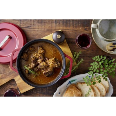 鍋 無加水鍋　COTOCO　20cm SMKSN-S20ビーツレッド