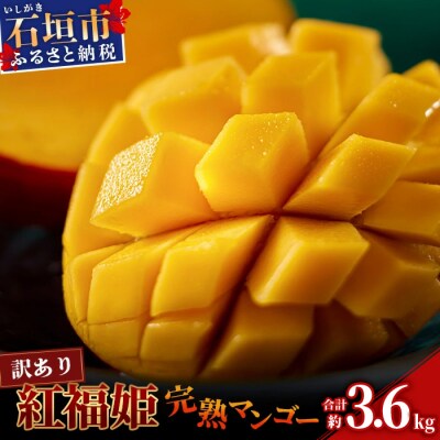 訳あり【2026年発送 受付受付分】「紅福姫ブランド」石垣島のマンゴー 約3.6kg