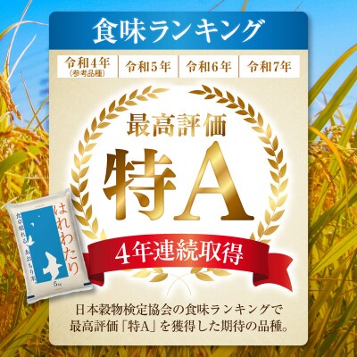 【令和7年産】青森県産「はれわたり」精米 5kg 【特A】五所川原市