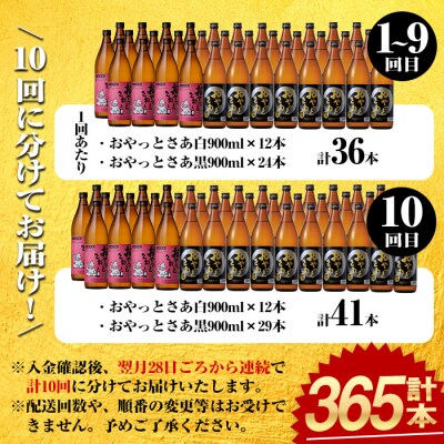 【10回定期】おやっとさあ365本セット