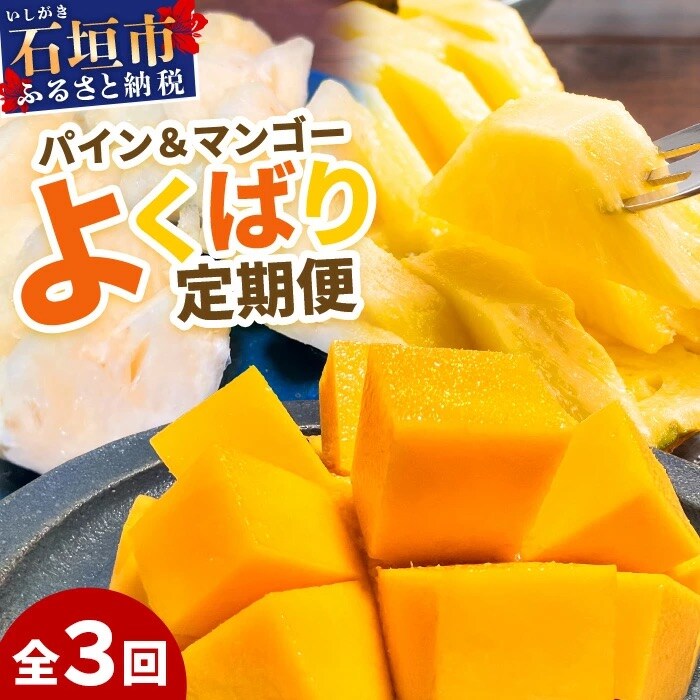 《2026年5月～7月順次発》島のおいしいを贅沢に!パイナップル2種とマンゴー1種のよくばり定期便