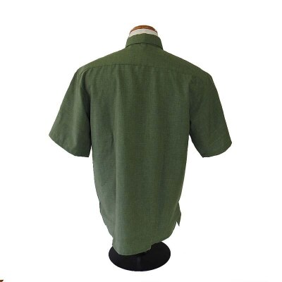 みんさウェア ボタンダウン(抹茶) 男性用 LLサイズ