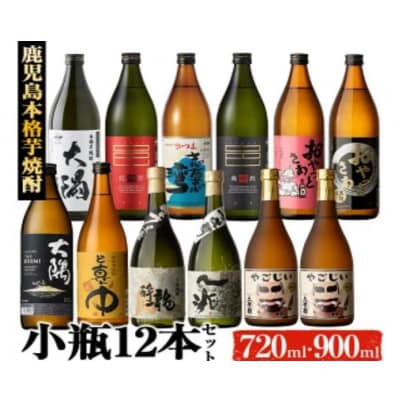 曽於市の本格芋焼酎 小瓶12本