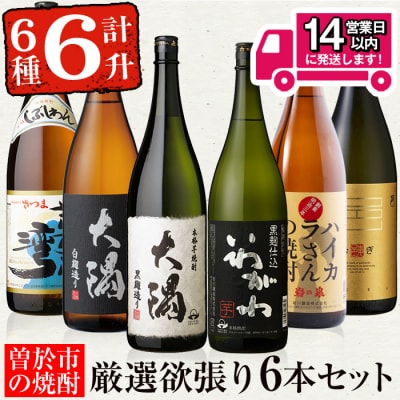 曽於市の焼酎満足6本セット