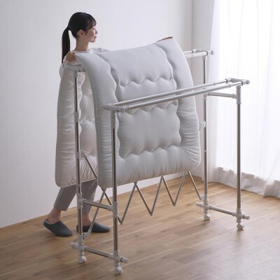 ふとんも干せる多機能物干しH-FTM2100