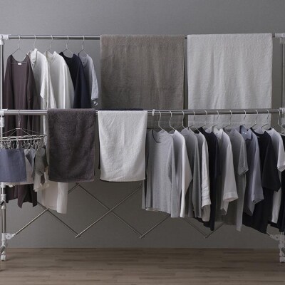 ふとんも干せる多機能物干しH-FTM2100