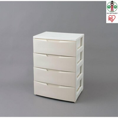 ルームチェスト4段 RC-554 ホワイト/アイボリー