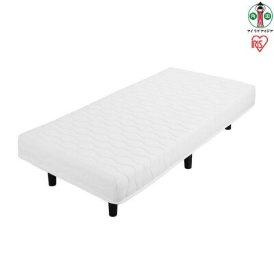 脚付きボンネルコイルマットレスS BAM-S ホワイト