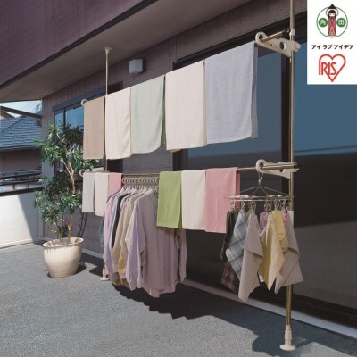 ステンレスベランダ物干しSVI-275NRホワイト