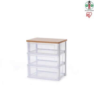 ウッドトップチェストNSW-543WTフレンチオーク/クリア