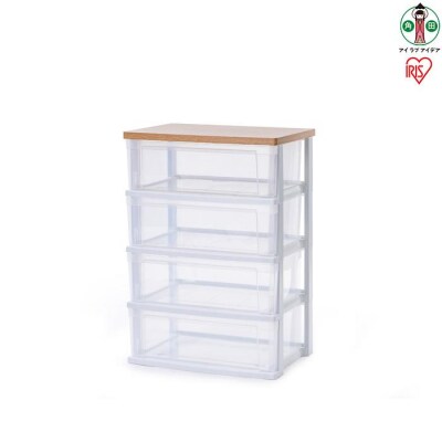 ウッドトップチェストNSW-544WTフレンチオーク/クリア