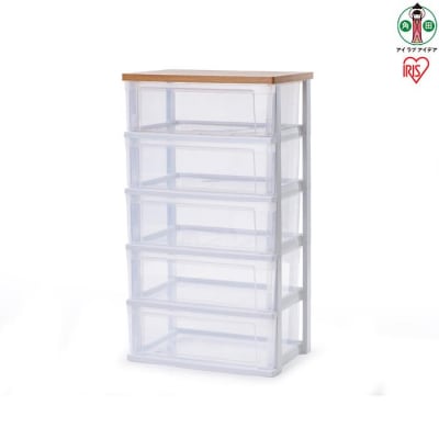 ウッドトップチェストNSW-545WTフレンチオーク/クリア