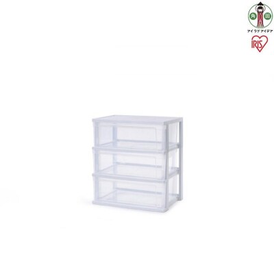 ワイドチェストNSW-543ホワイト/クリア